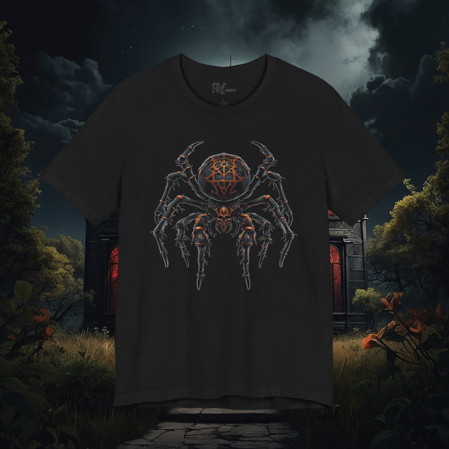 Skull Spider Tee (Bella Canvas 3001)
