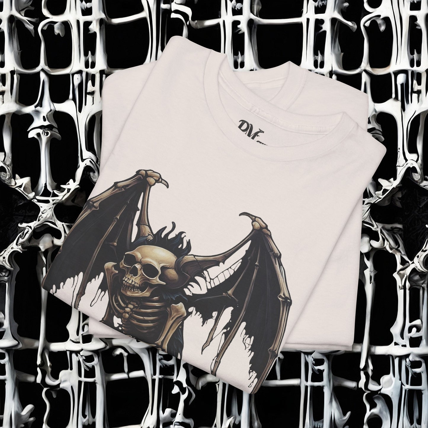 Winged Gargoyle Skeleton Tee