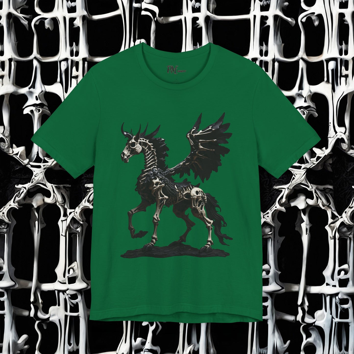 Bone Pegasus Tee (Bella Canvas 3001)