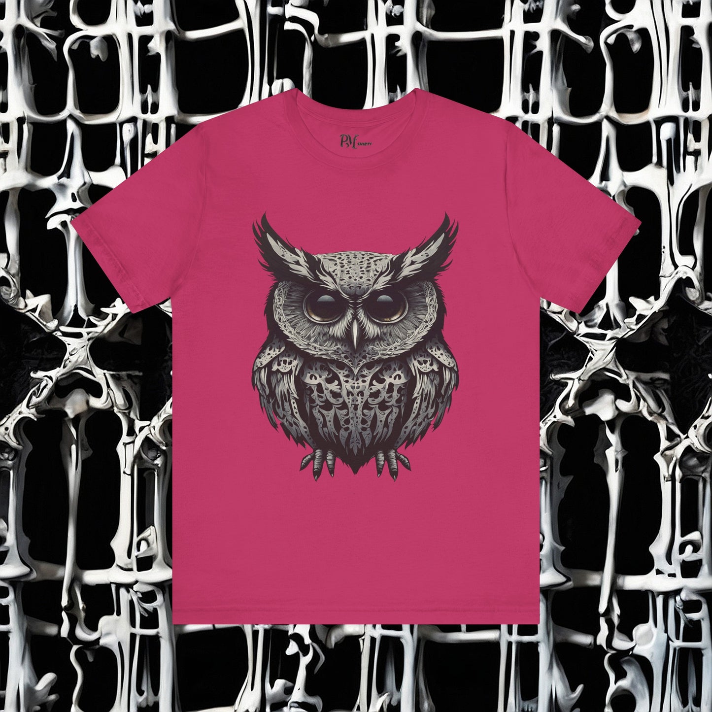 Bone Armor Owl Tee (Bella Canvas 3001)