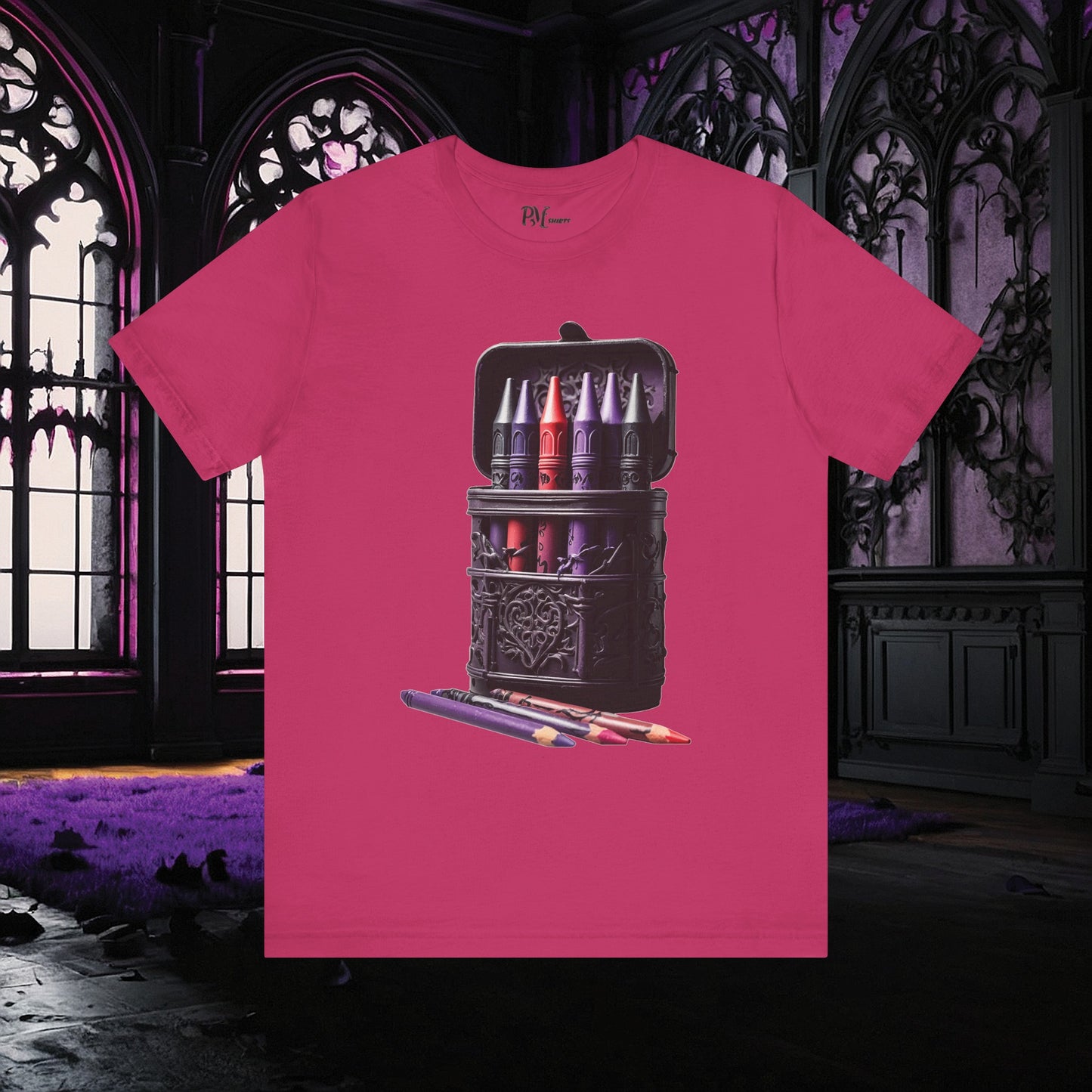 Goth Coloring Tee (Bella Canvas 3001)