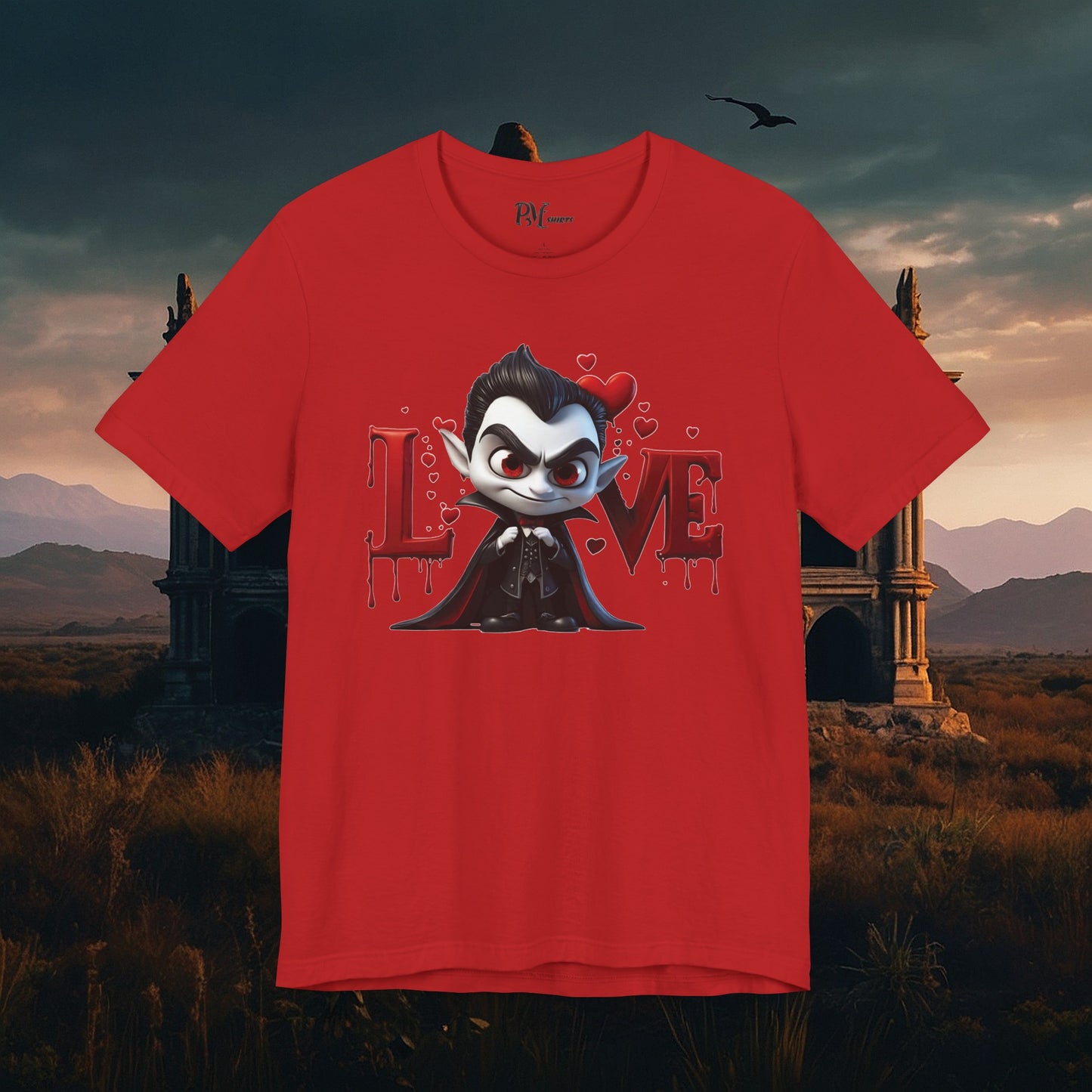 Vampire Bleeding Love Tee (Bella Canvas 3001)
