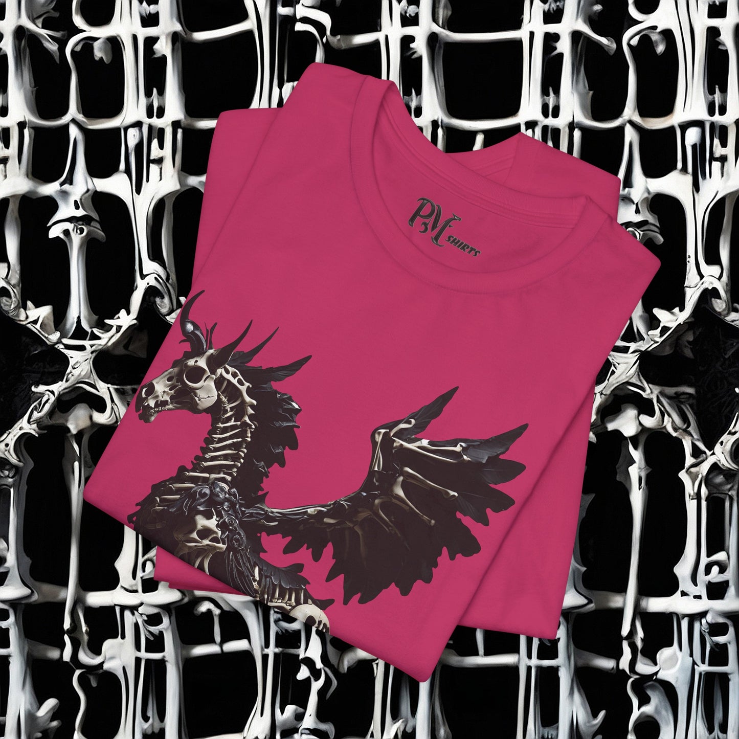 Bone Pegasus Tee (Bella Canvas 3001)