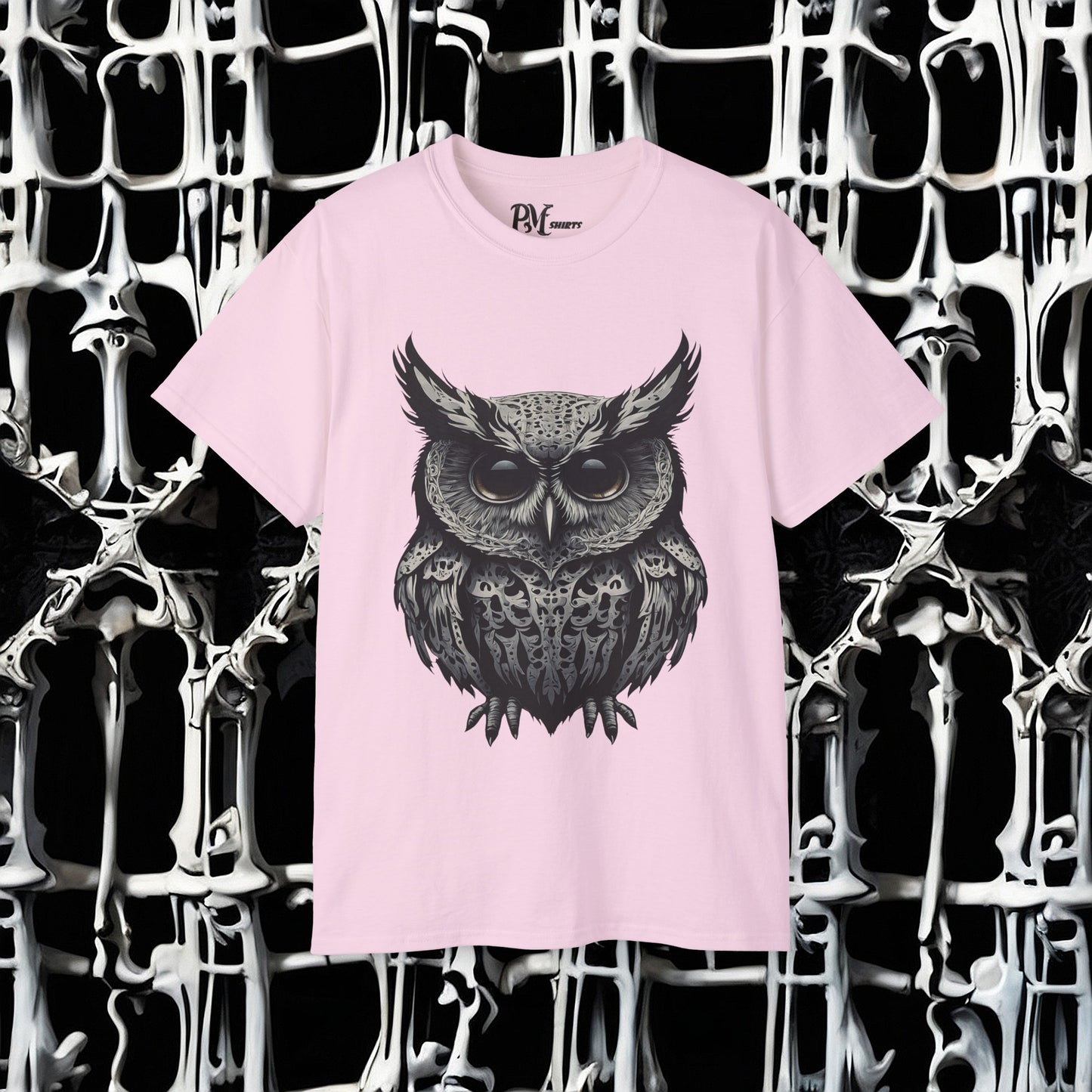 Bone Armor Owl Tee (Gildan 2000)