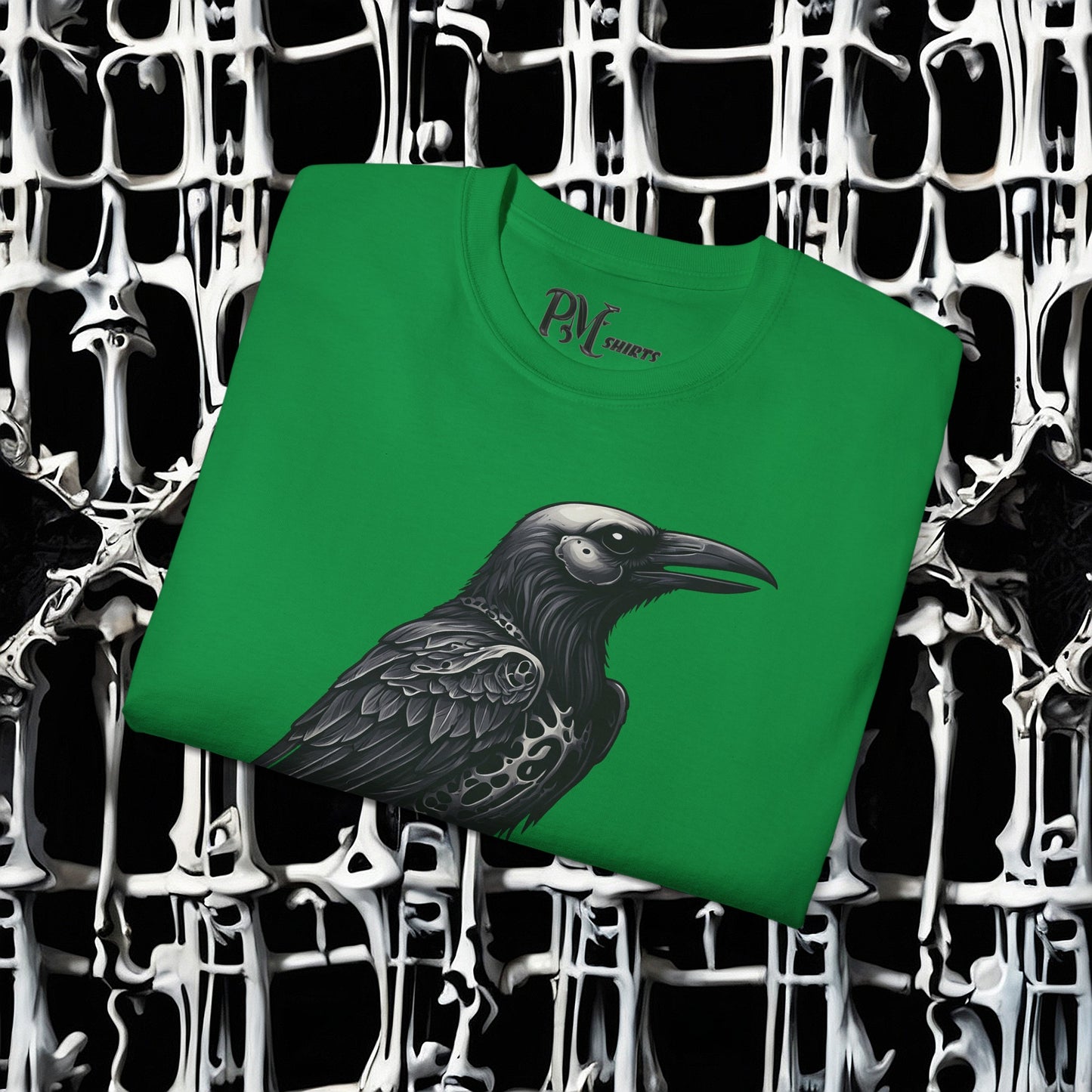 Bone Armor Raven Tee (Gildan 2000)