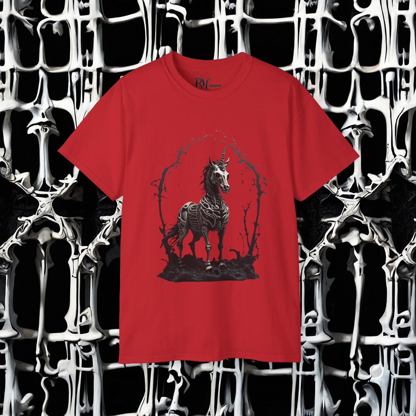 Bone Unicorn Tee (Gildan 2000)