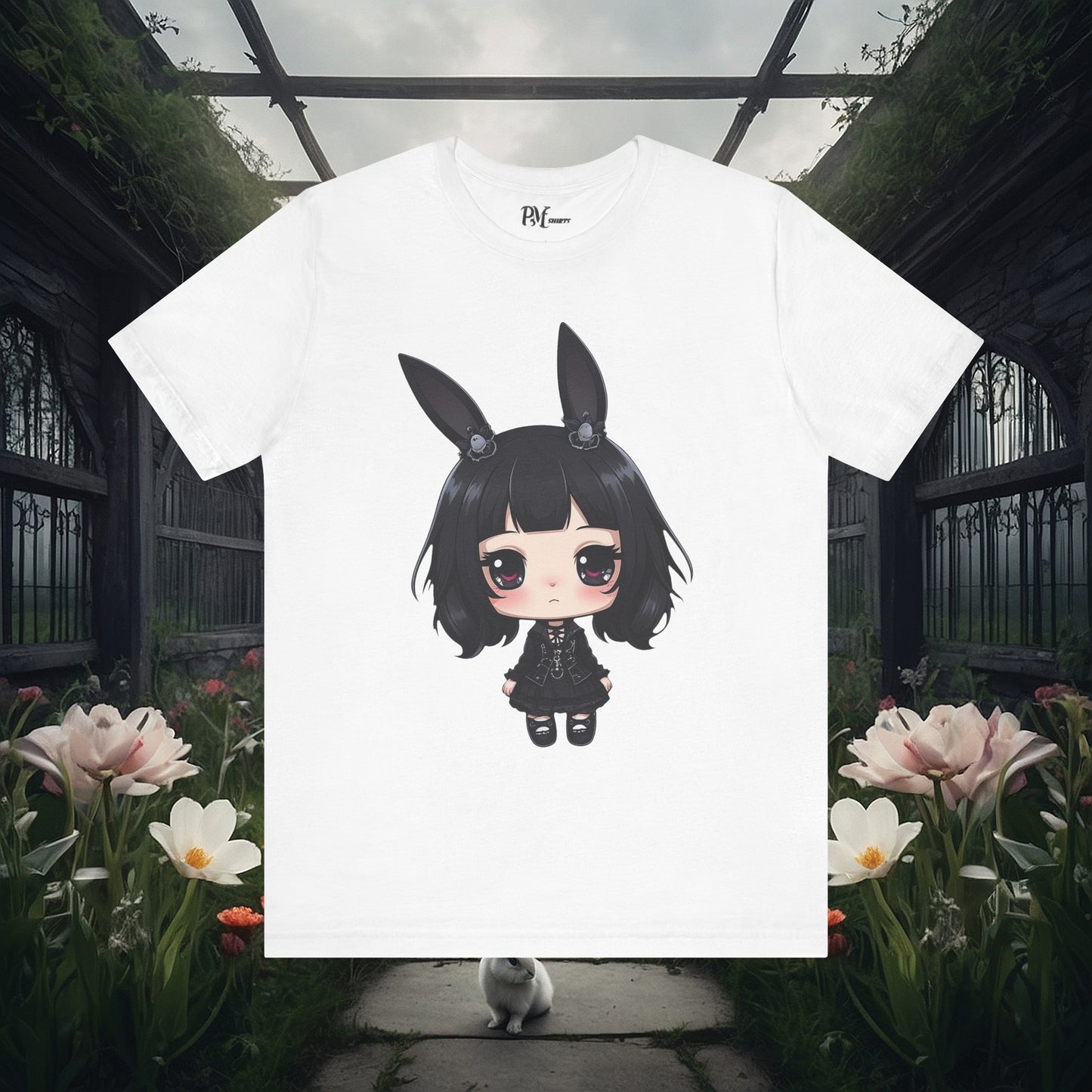 Anime Bunny Ears Tee (Bella Canvas 3001)