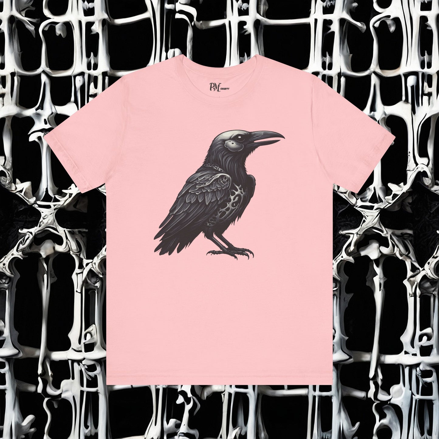 Bone Armor Raven Tee (Bella Canvas 3001)