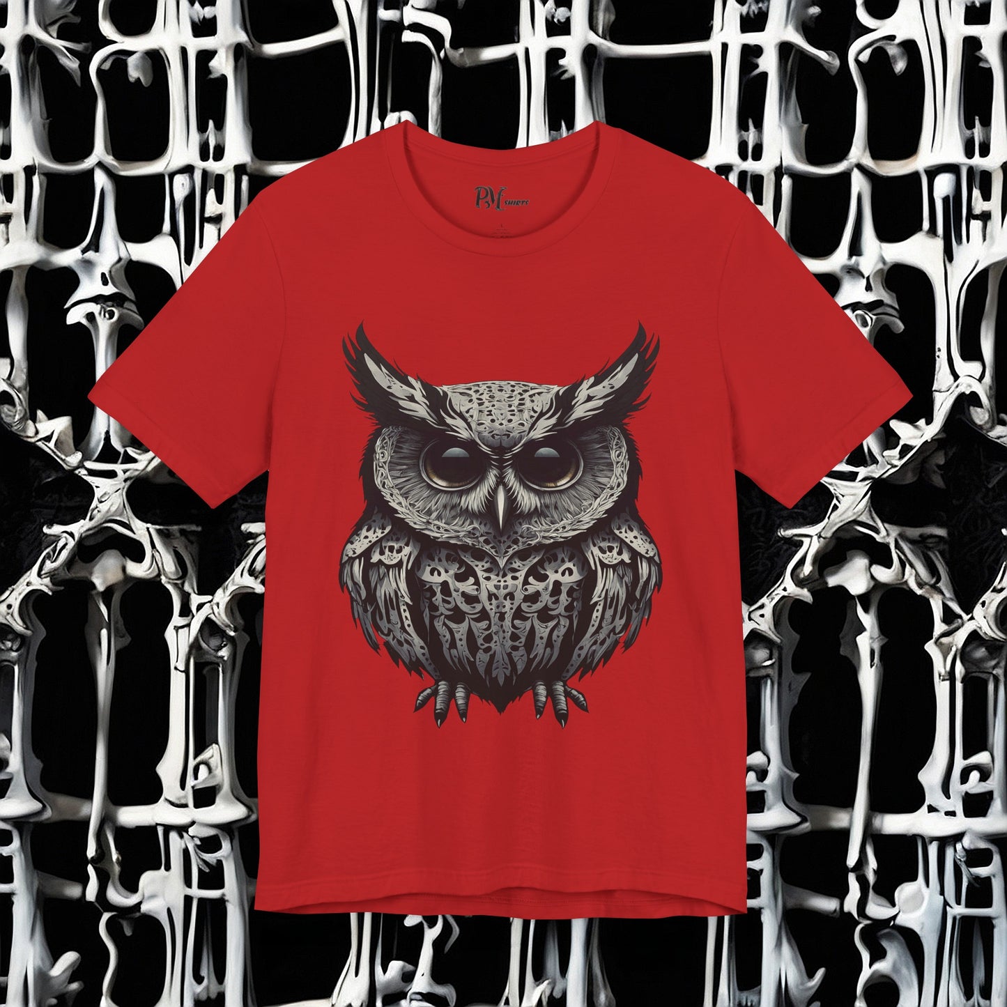 Bone Armor Owl Tee (Bella Canvas 3001)
