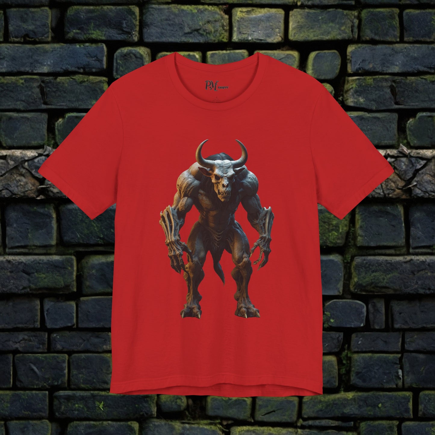 Bone Minotaur Tee (Bella Canvas 3001)