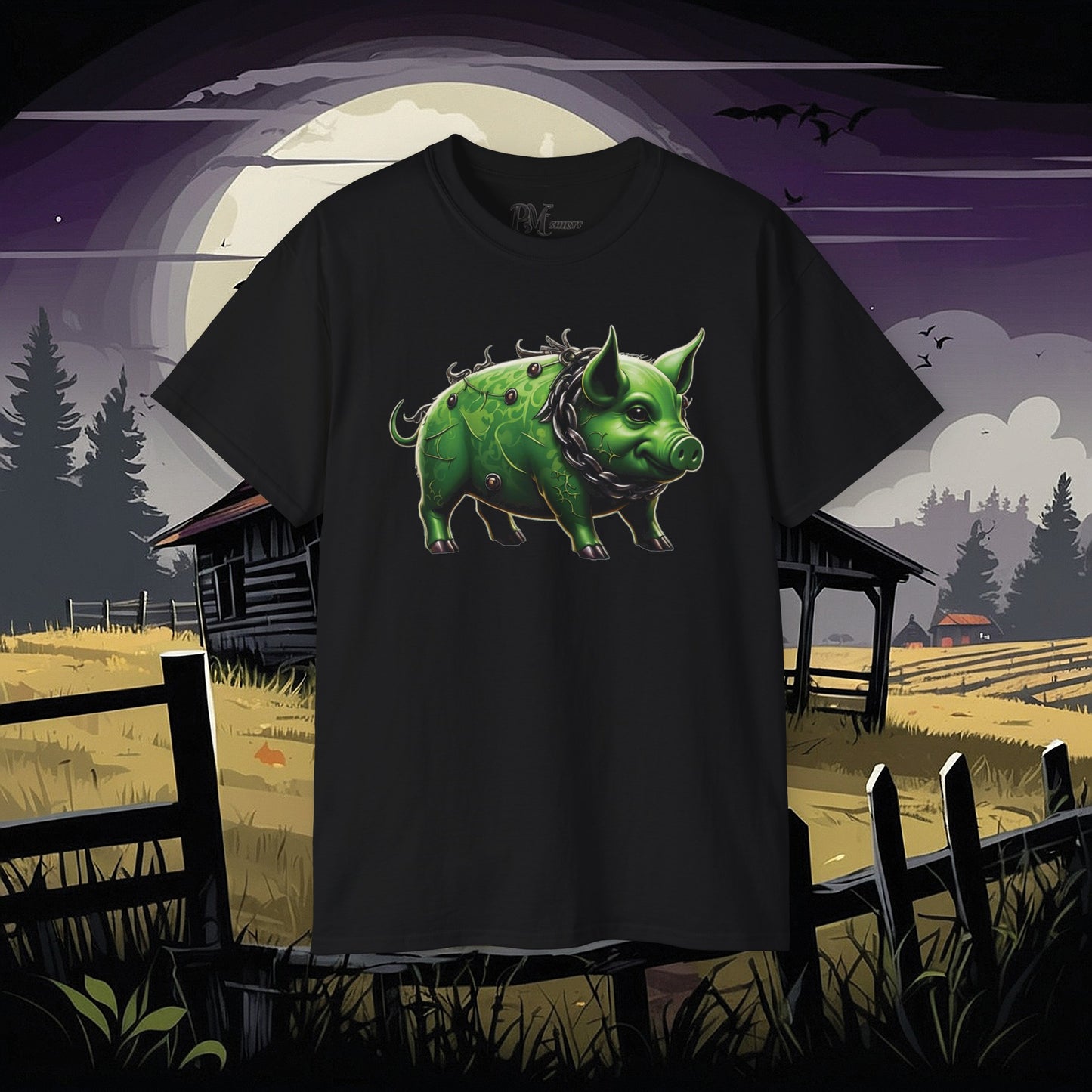 Green Pig Tee (Gildan 2000)