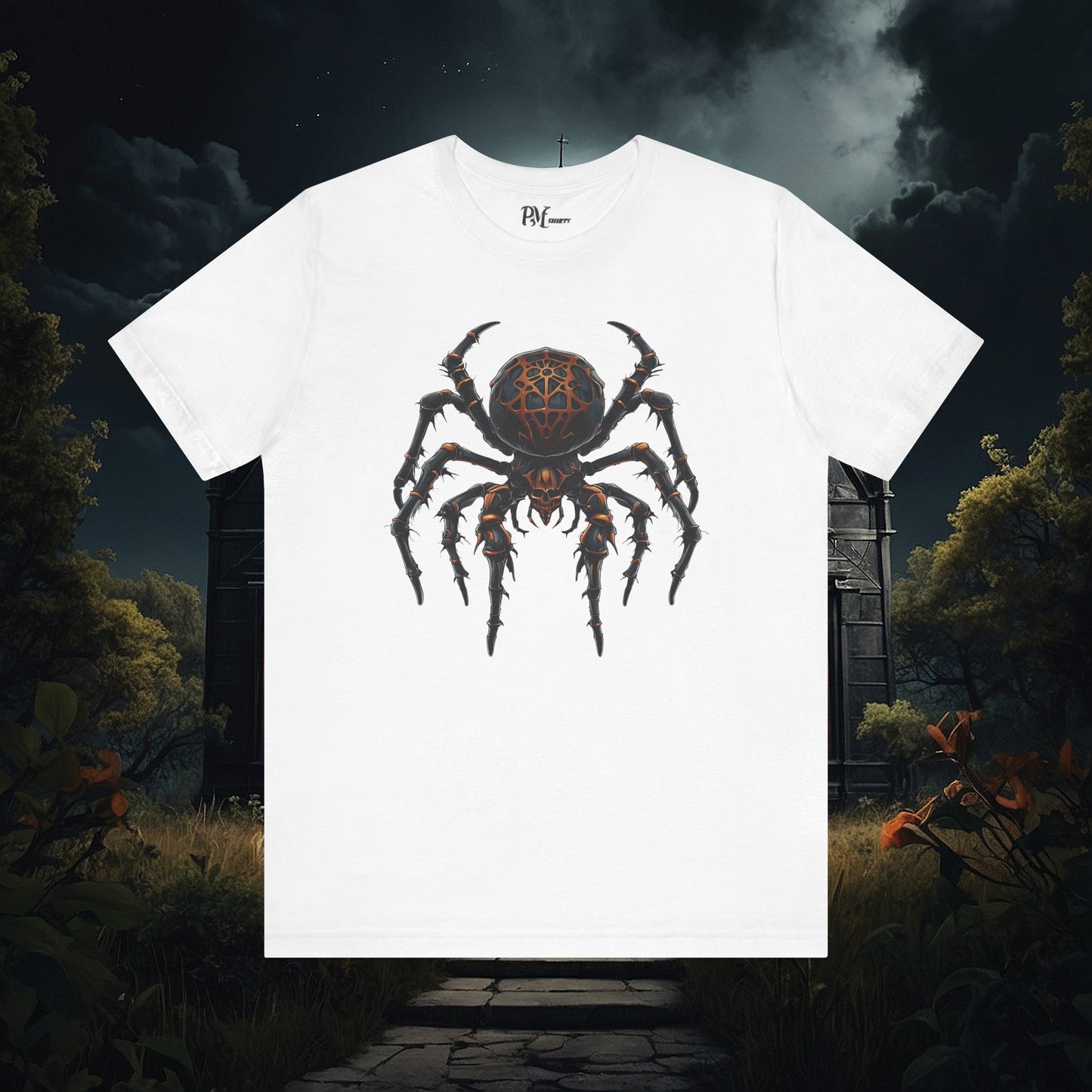 Skull Spider Tee (Bella Canvas 3001)