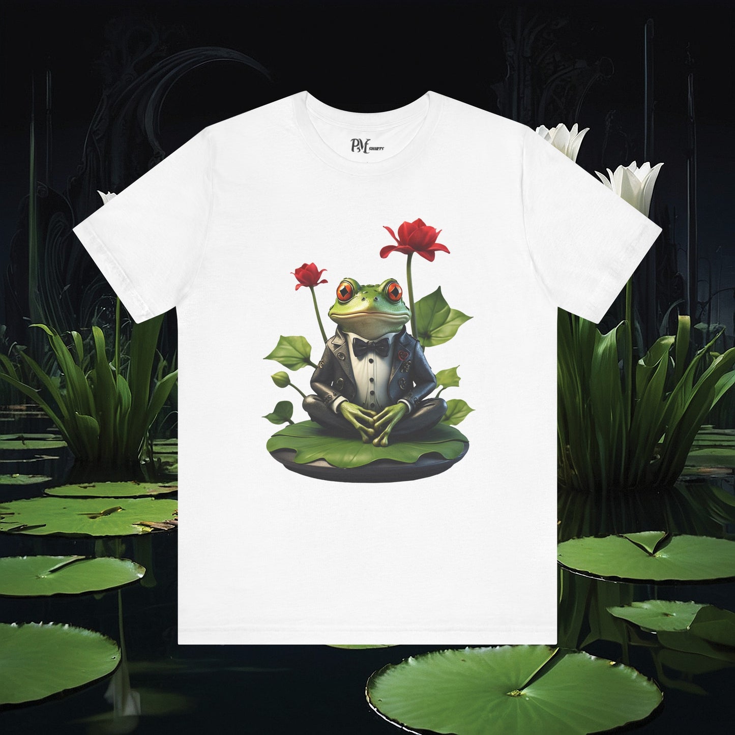 Frog on Lily Pad Tee (Bella Canvas 3001)