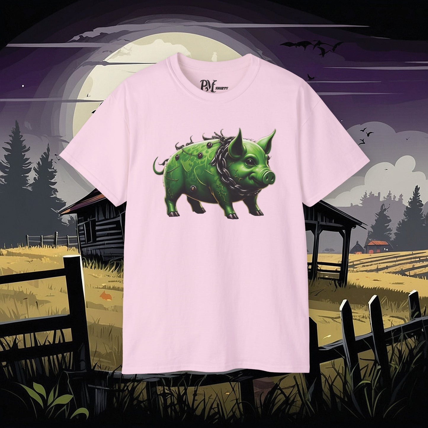 Green Pig Tee (Gildan 2000)