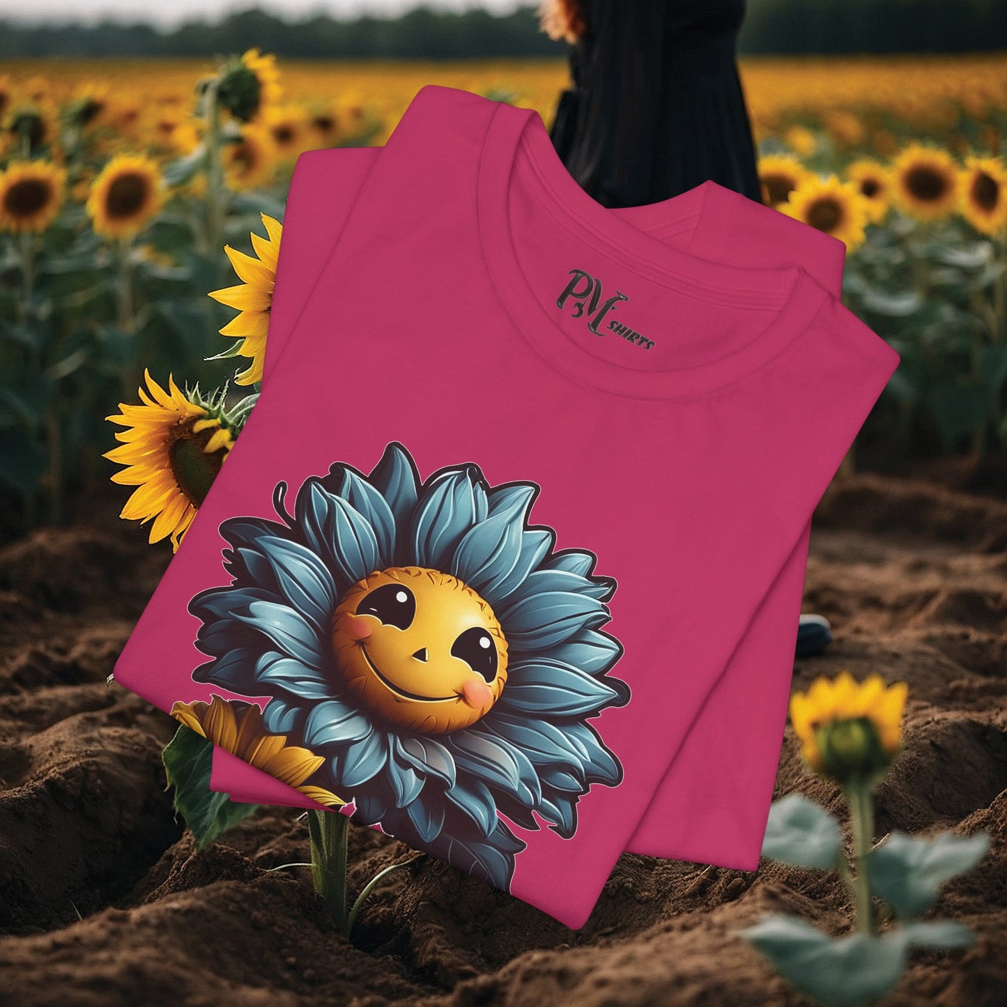 Happy Sunflower Tee (Bella Canvas 3001)