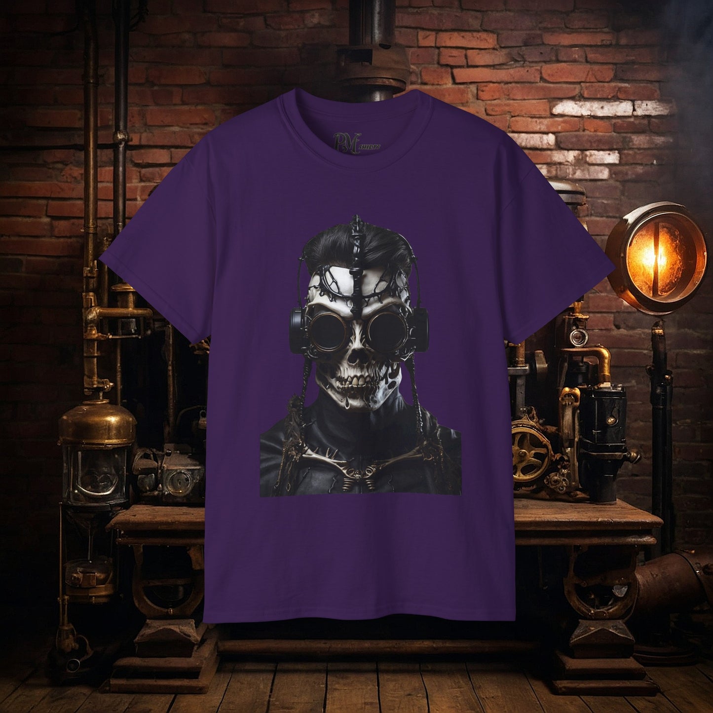 Steam Punk Skull Tee (Gildan 2000)