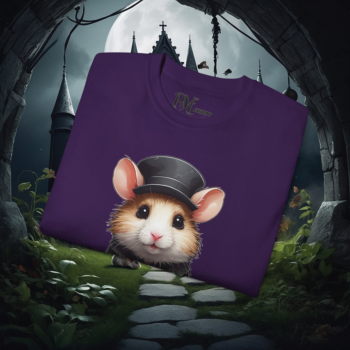 Hamster with Mug Tee (Gildan 2000)