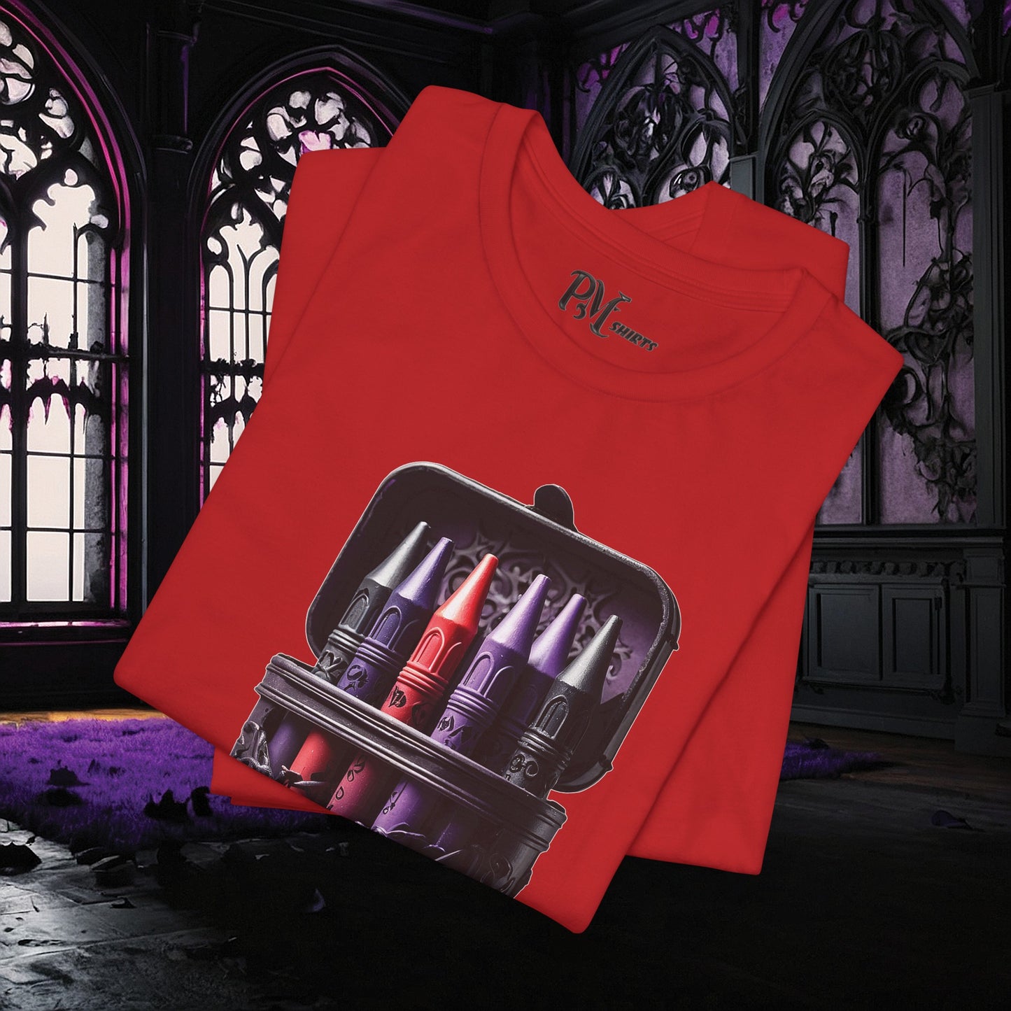 Goth Coloring Tee (Bella Canvas 3001)