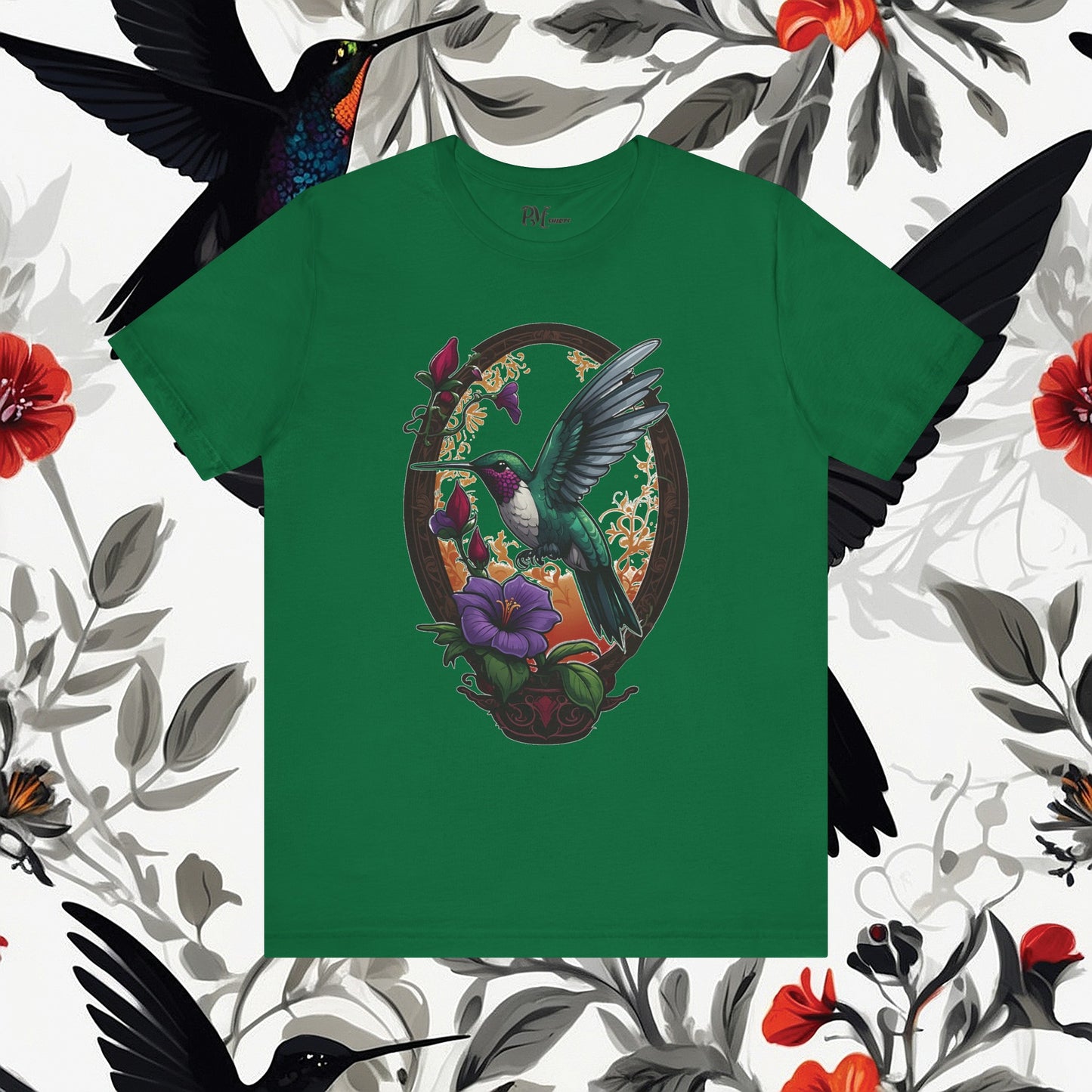 Hummingbird Feeding Tee (Bella Canvas 3001)