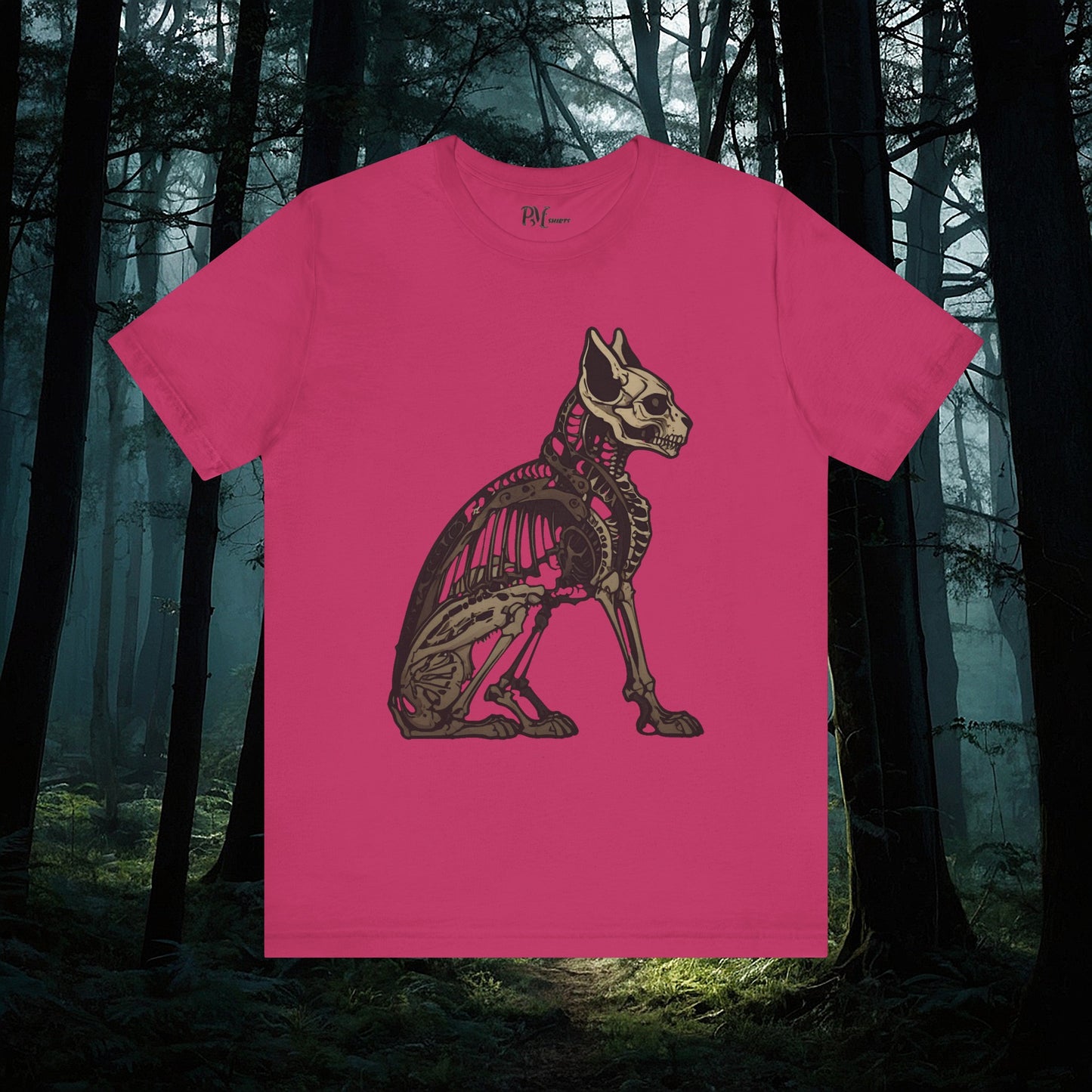 Bone Cat Tee (Bella Canvas 3001)