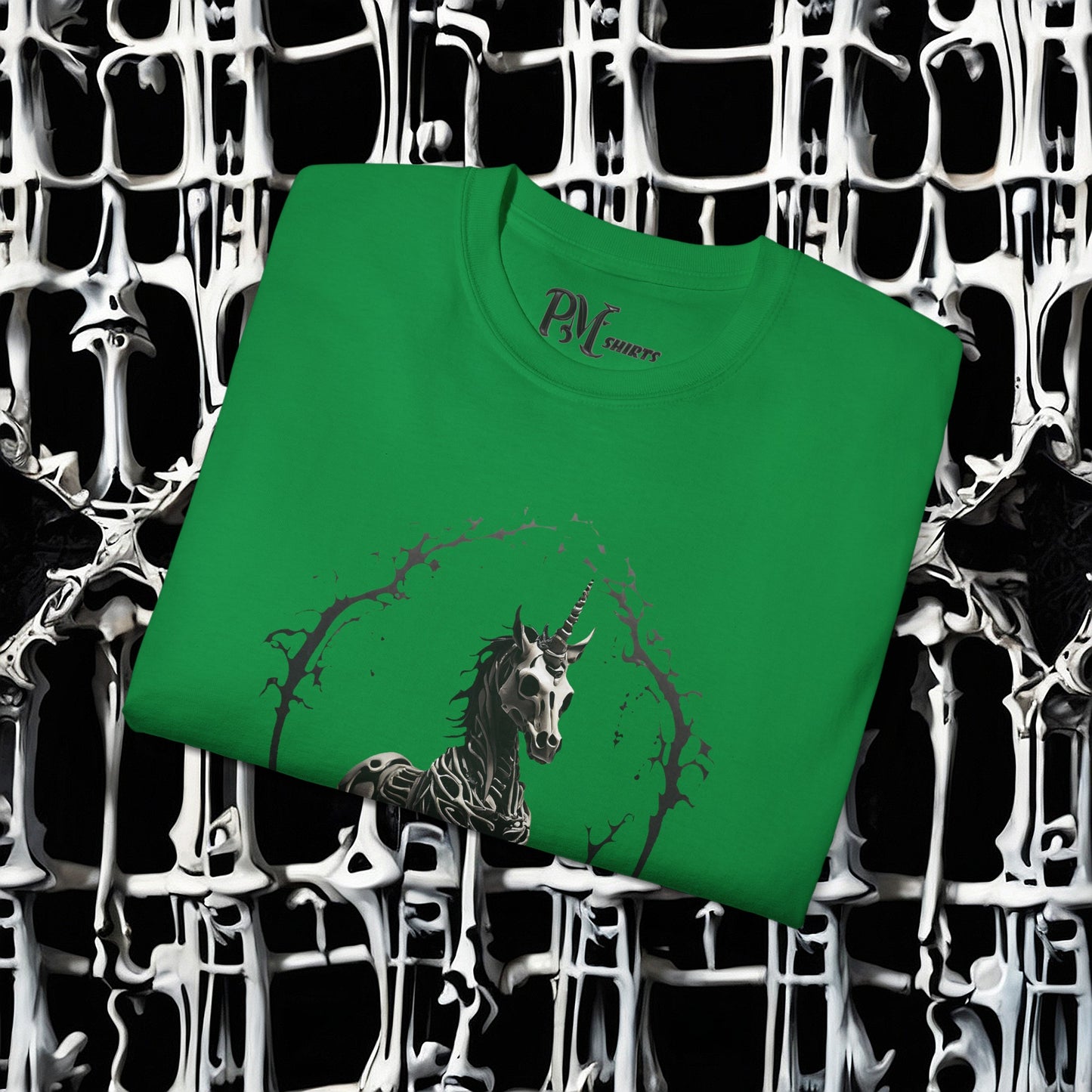 Bone Unicorn Tee (Gildan 2000)