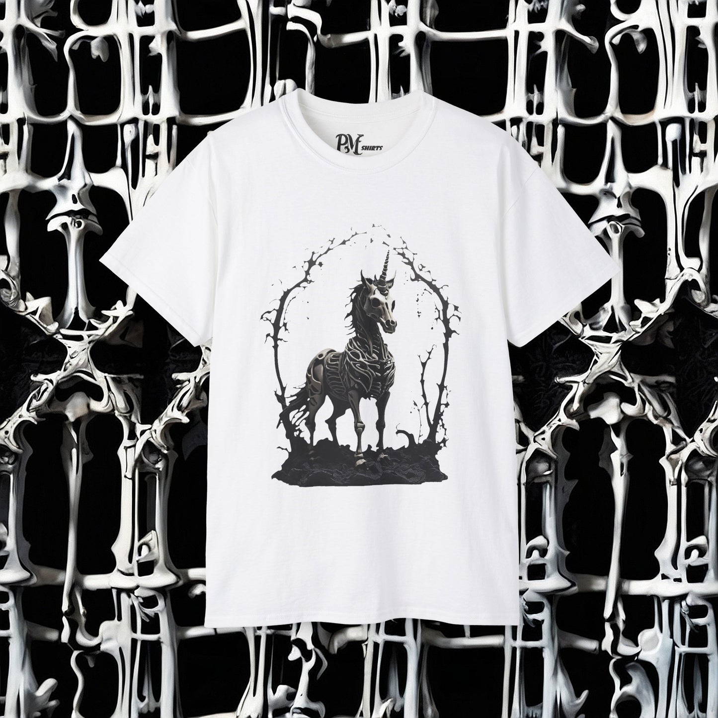 Bone Unicorn Tee (Gildan 2000)