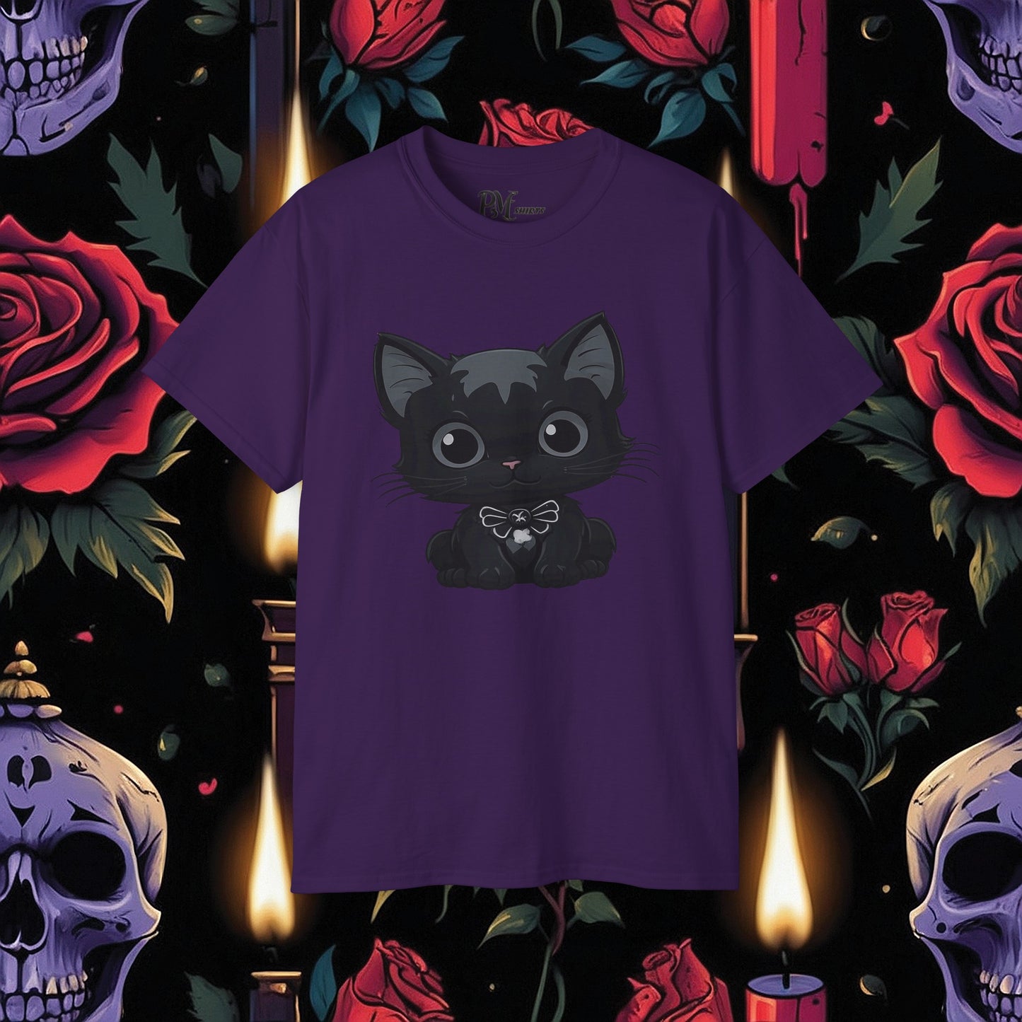 Darkly Adorable Cat (Gildan 2000)