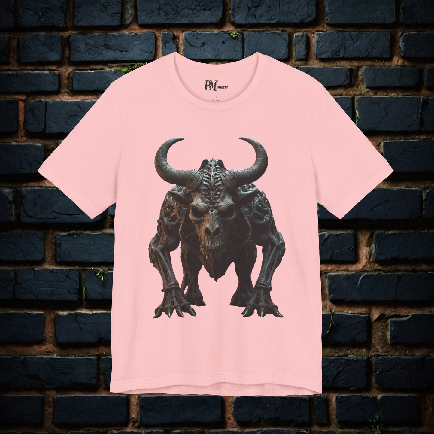 Bone Minotaur Stance Tee (Bella Canvas 3001)