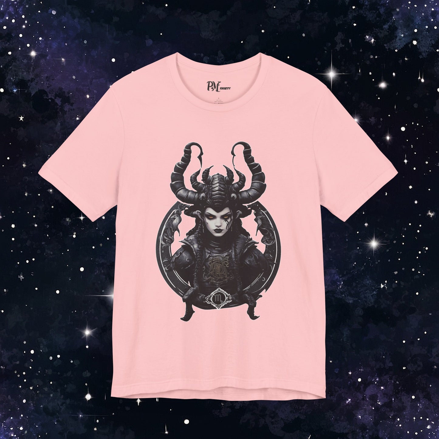 Gothic Scorpio Zodiac T-Shirt: Dark Style for the Mysterious Scorpio (Bella Canvas 3001)
