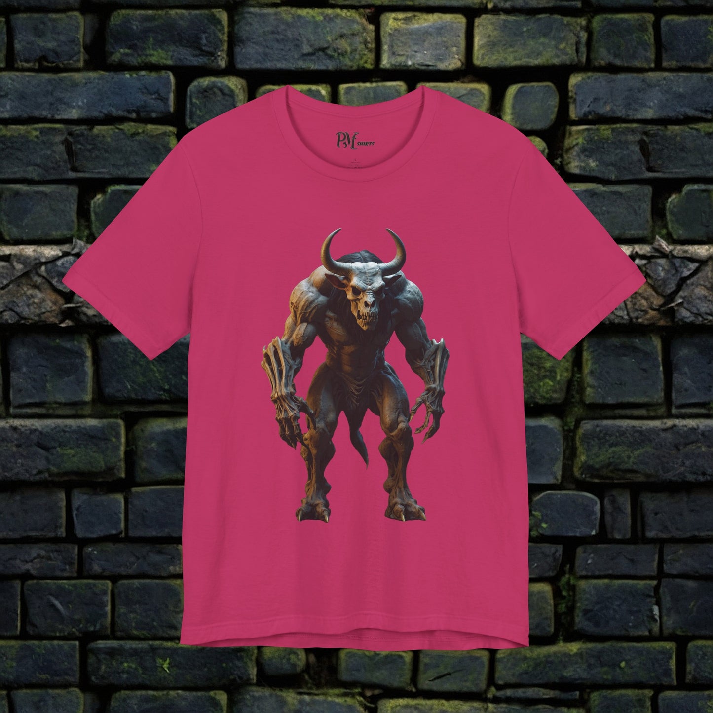 Bone Minotaur Tee (Bella Canvas 3001)