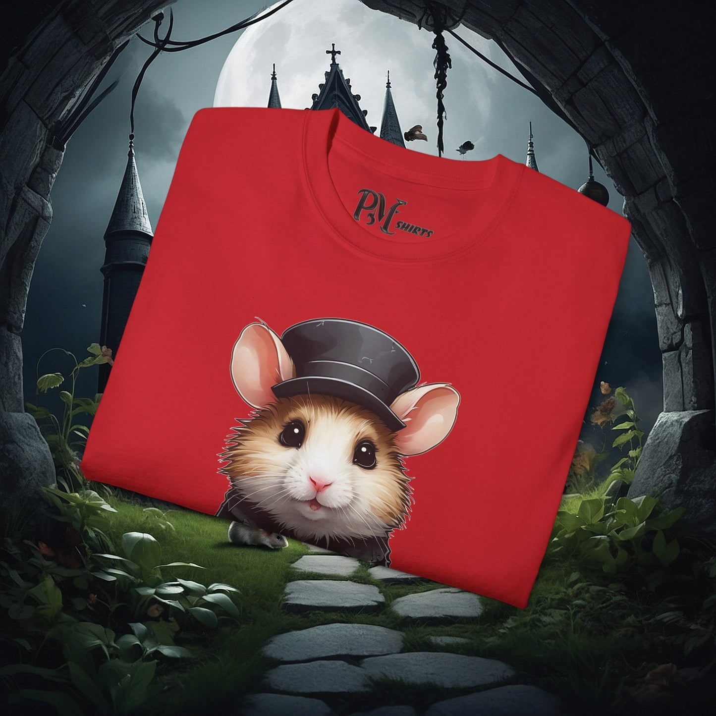 Hamster with Mug Tee (Gildan 2000)