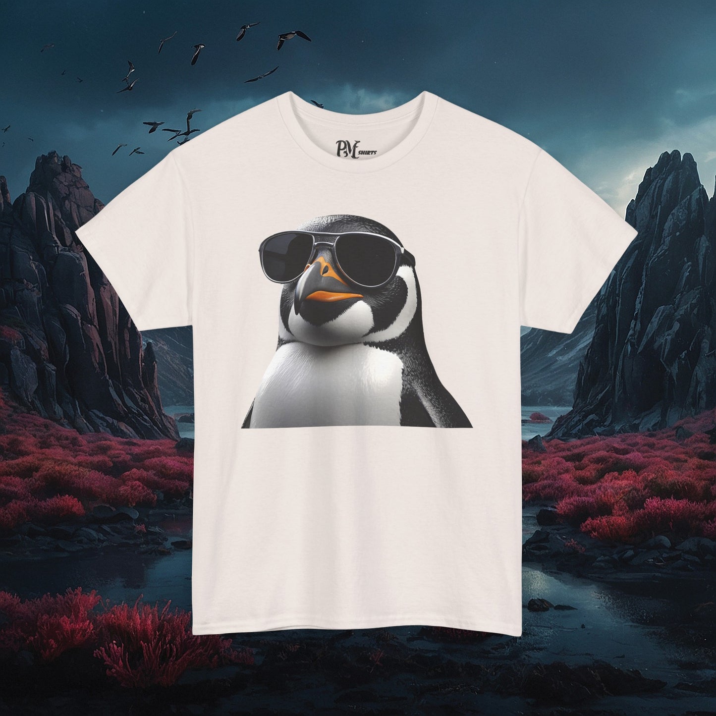 Gothic Penguin T-Shirt: Dark Style Tee