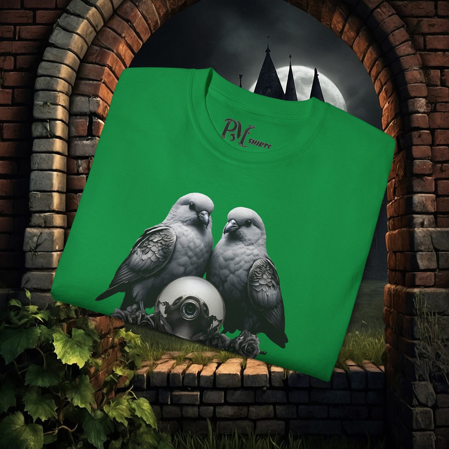 Two Birds with Orb (Gildan 2000)