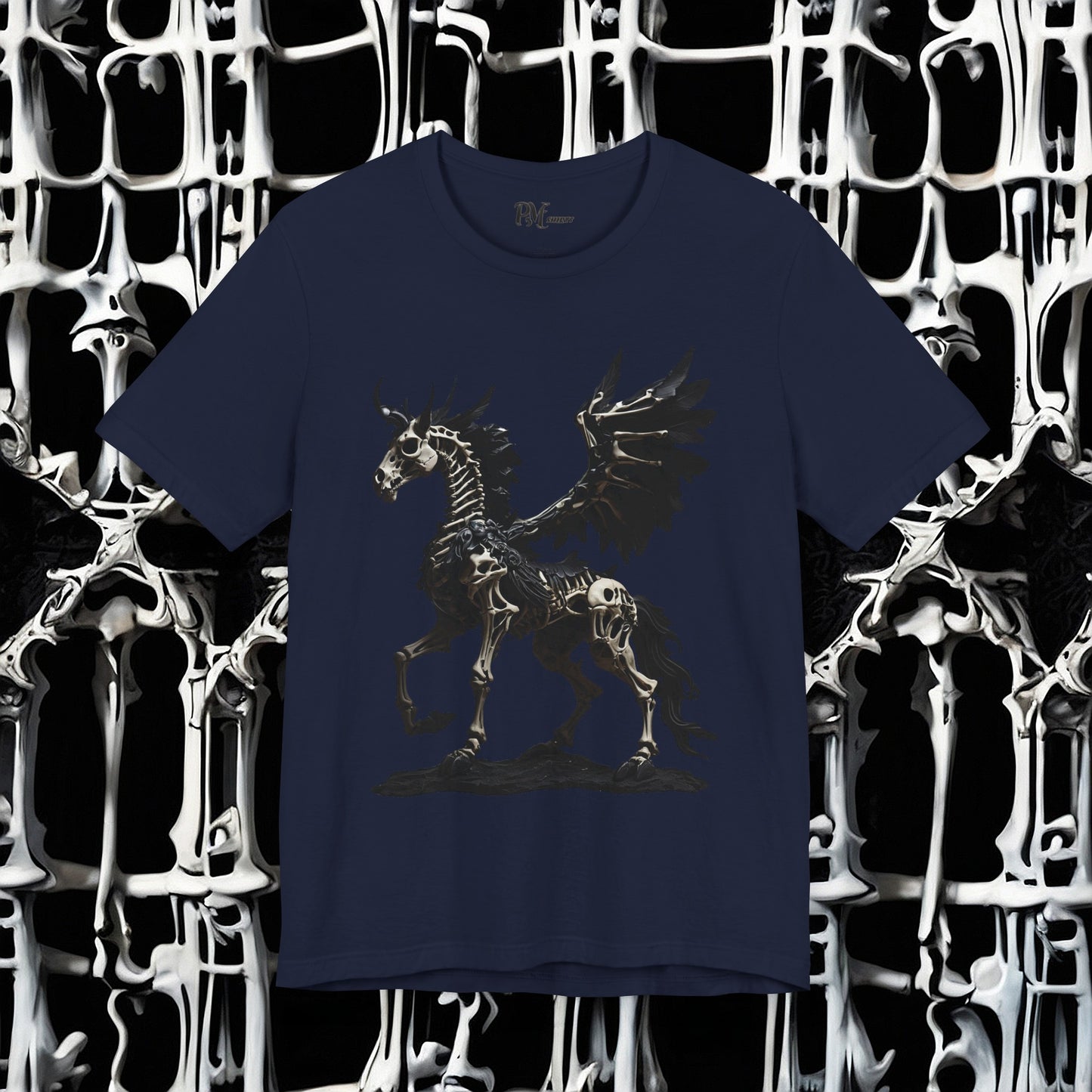 Bone Pegasus Tee (Bella Canvas 3001)