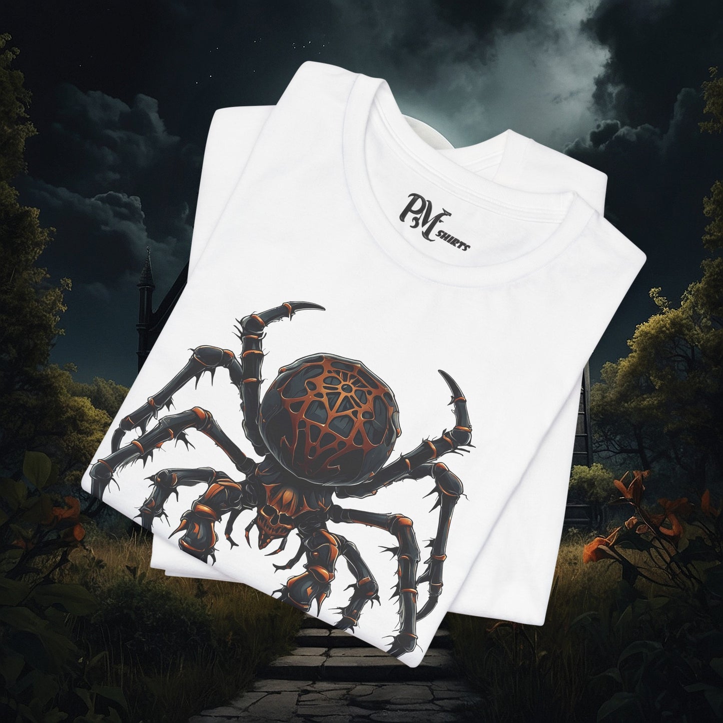 Skull Spider Tee (Bella Canvas 3001)