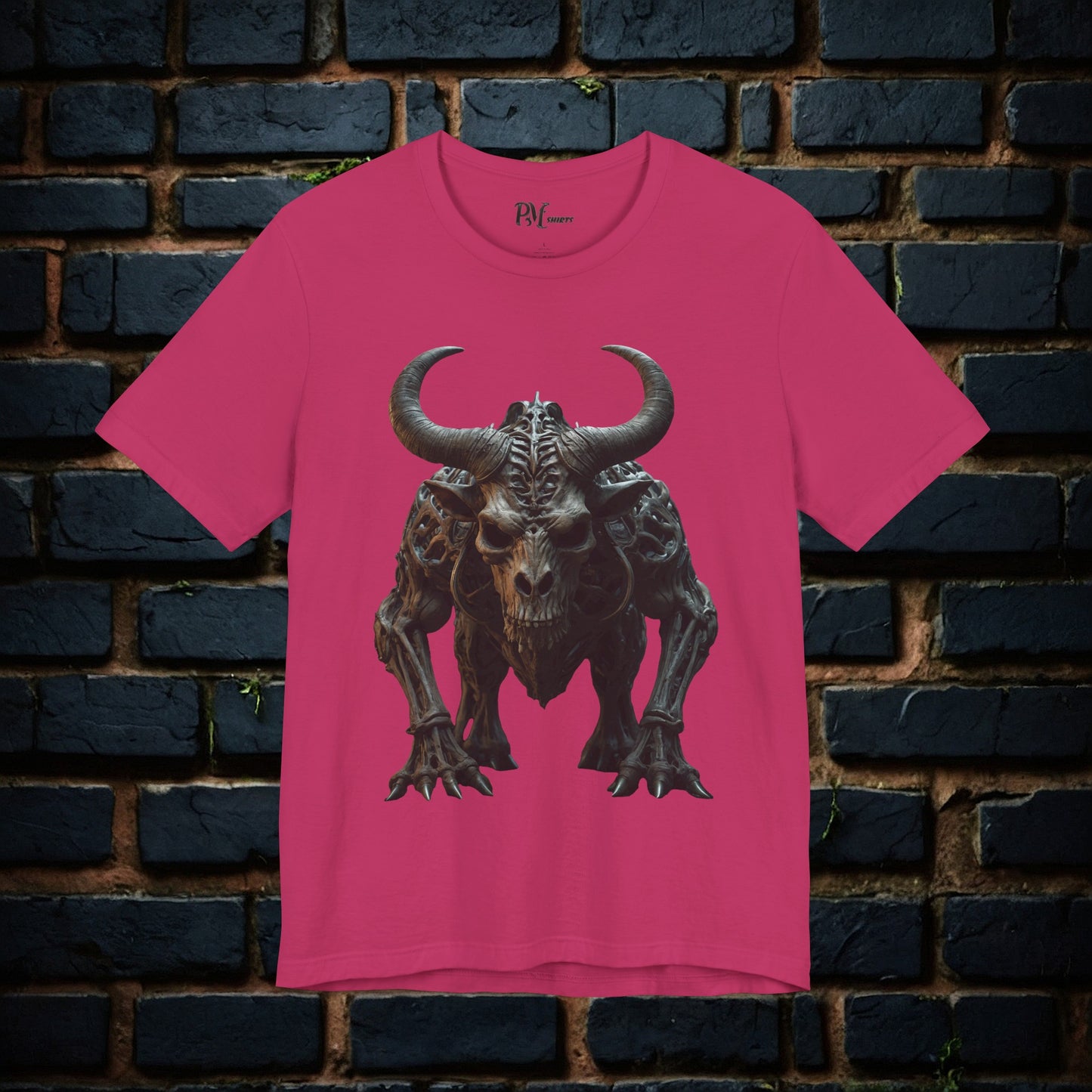Bone Minotaur Stance Tee (Bella Canvas 3001)