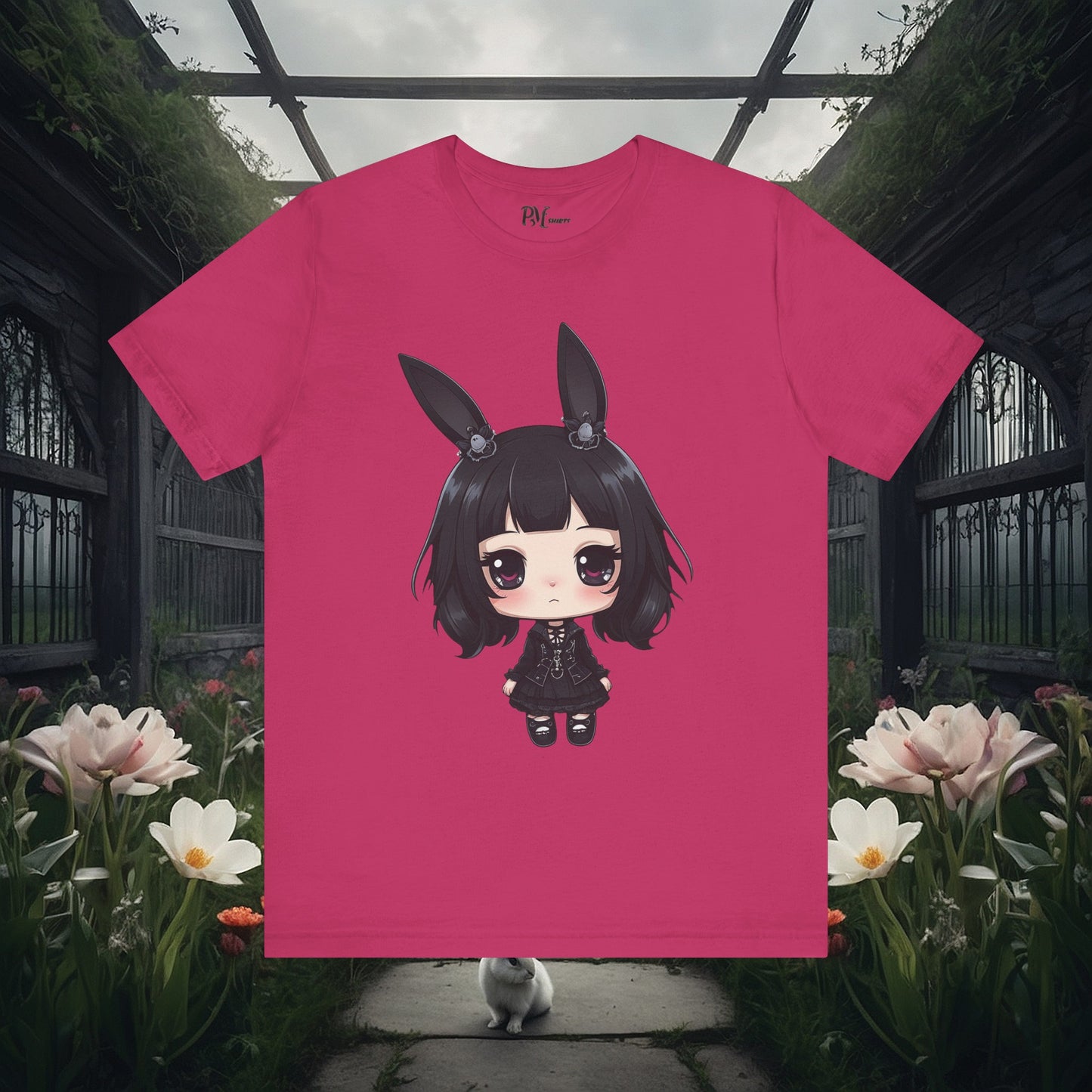 Anime Bunny Ears Tee (Bella Canvas 3001)