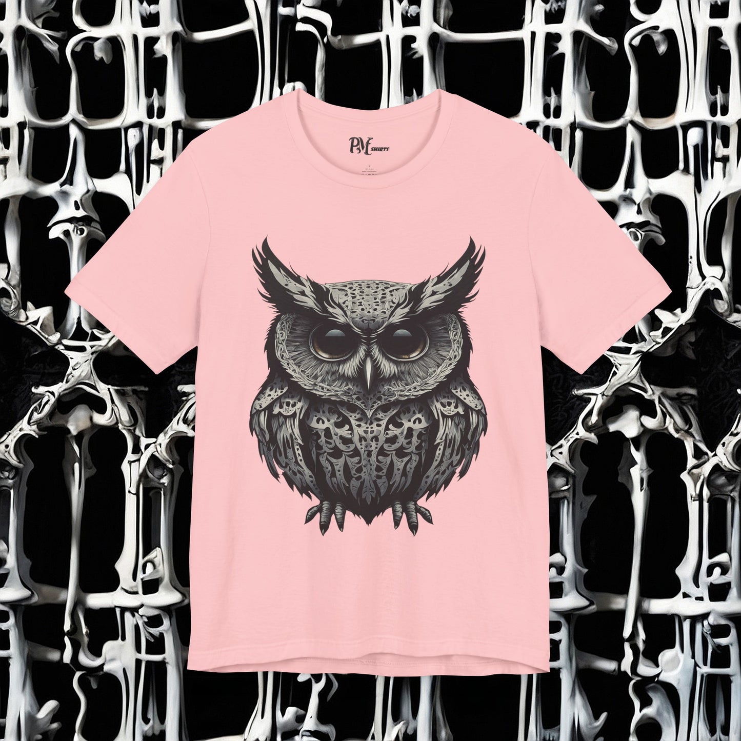Bone Armor Owl Tee (Bella Canvas 3001)