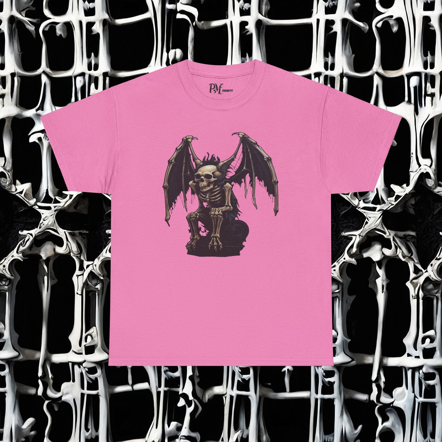 Winged Gargoyle Skeleton Tee