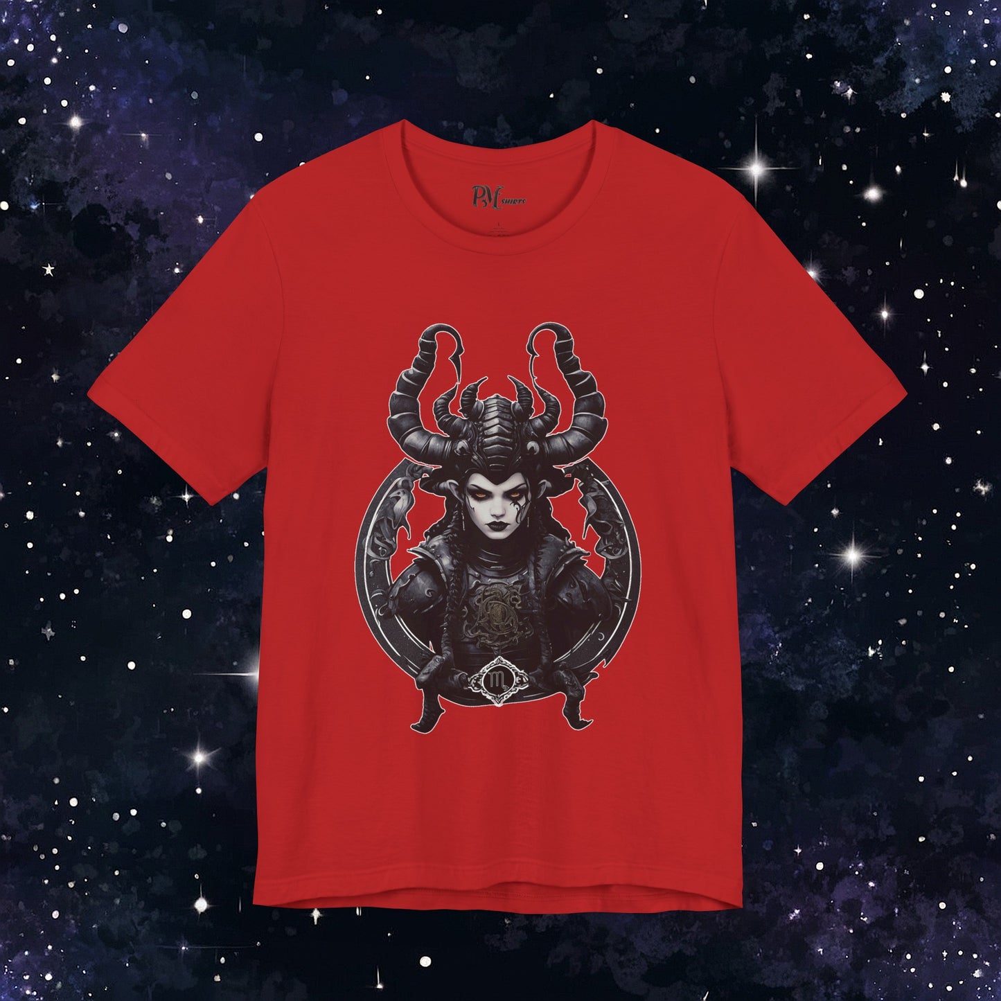 Gothic Scorpio Zodiac T-Shirt: Dark Style for the Mysterious Scorpio (Bella Canvas 3001)
