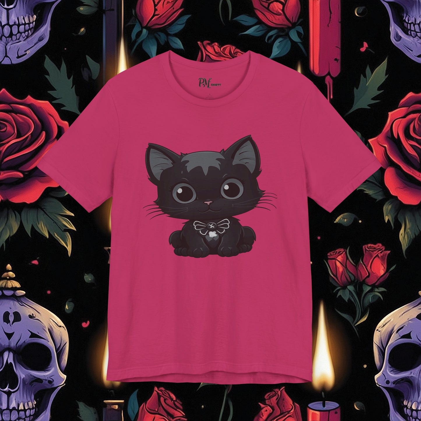 Darkly Adorable Cat (Bella Canvas 3001)