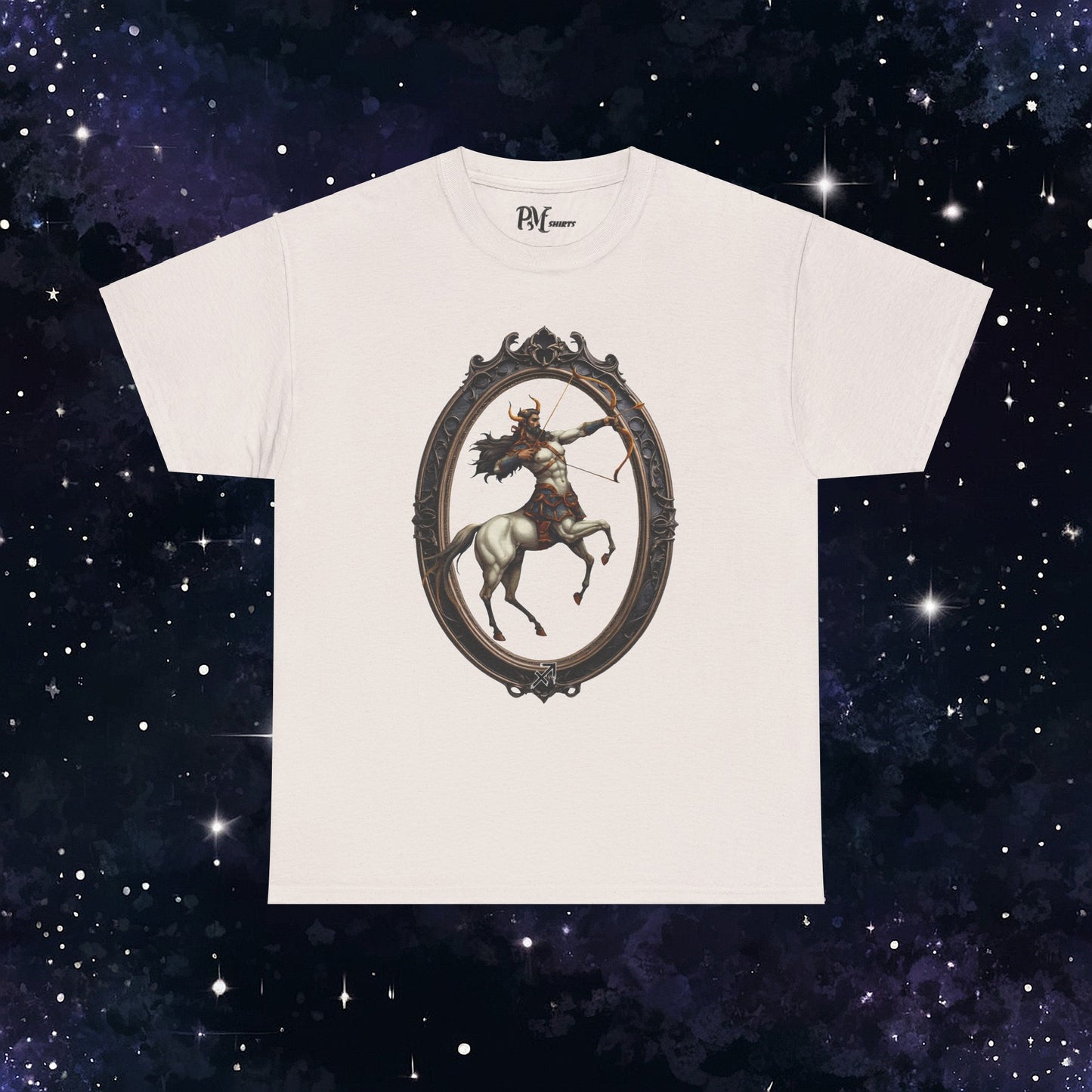 Gothic Sagittarius Zodiac T-Shirt: Dark Style Graphic Tee