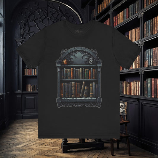 Wall Bookshelf Tee (Bella Canvas 3001)