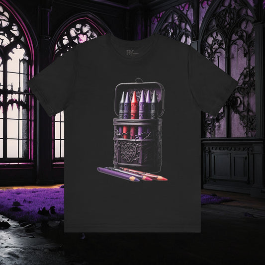 Goth Coloring Tee (Bella Canvas 3001)