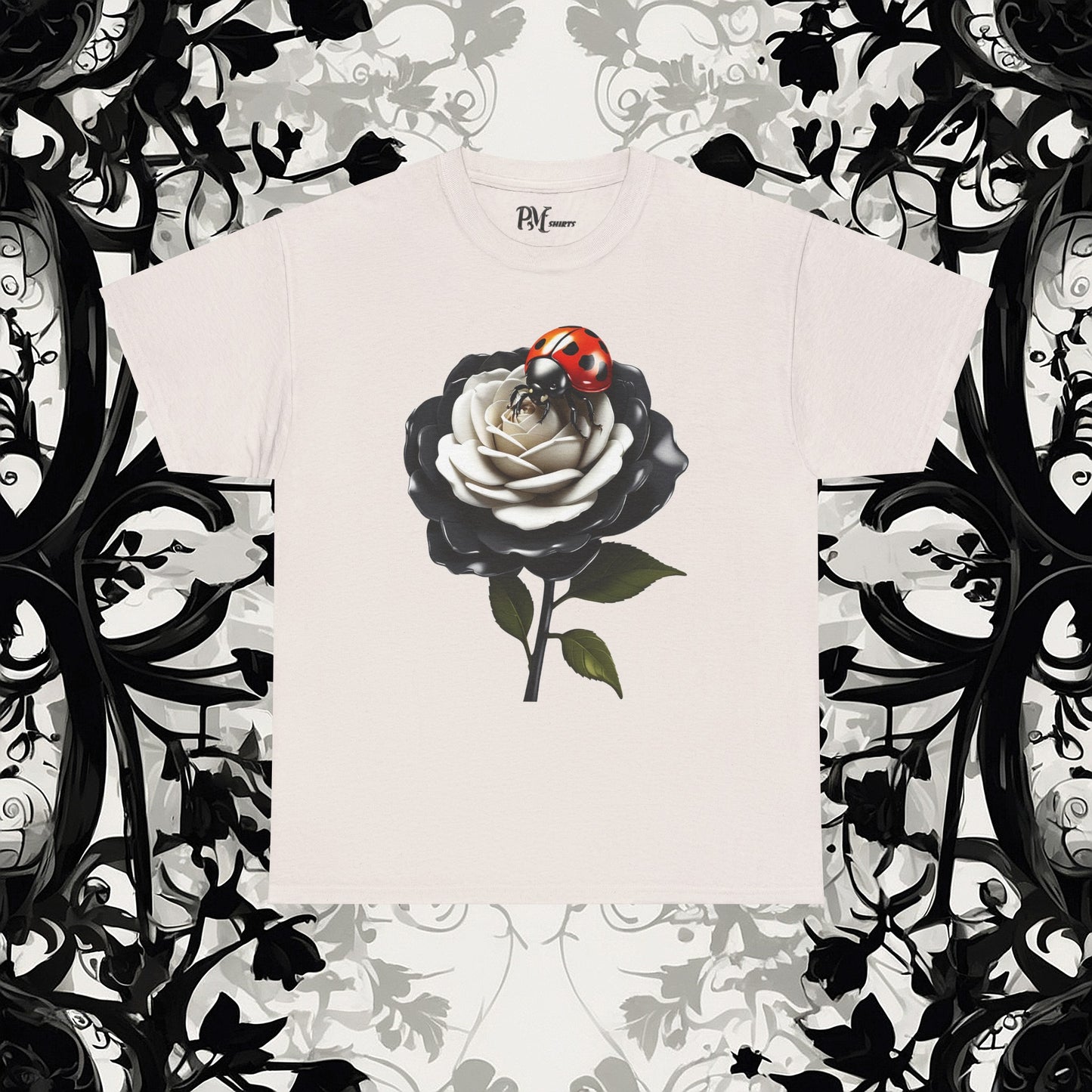 Ladybug on a Rose Tee