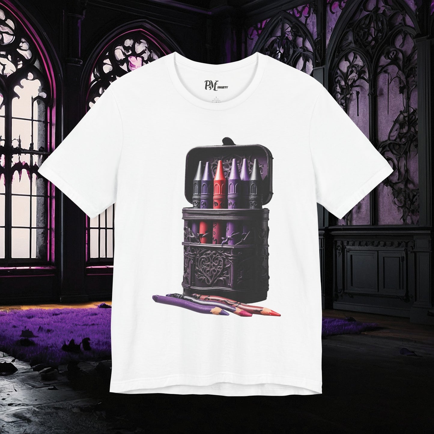 Goth Coloring Tee (Bella Canvas 3001)