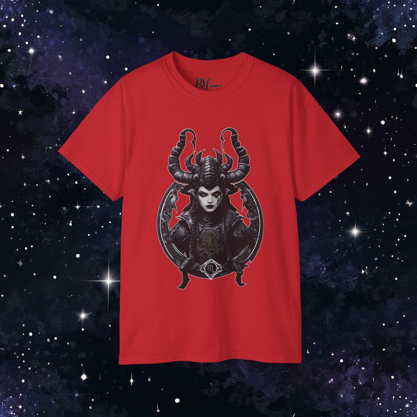 Gothic Scorpio Zodiac T-Shirt: Dark Style for the Mysterious Scorpio (Gildan 2000)