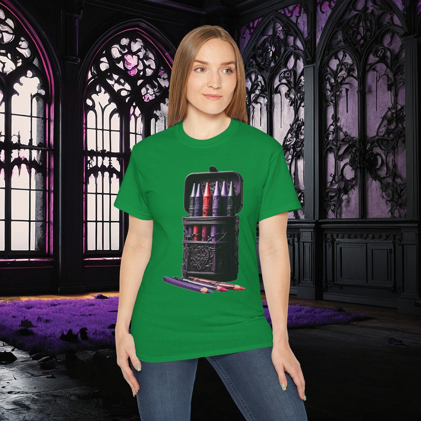 Goth Coloring Tee (Gildan 2000)