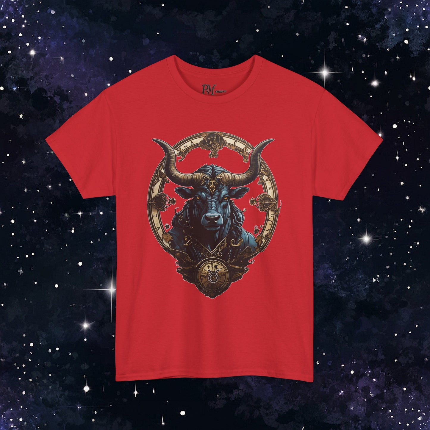 Gothic Taurus Zodiac T-Shirt: Dark Style Graphic Tee