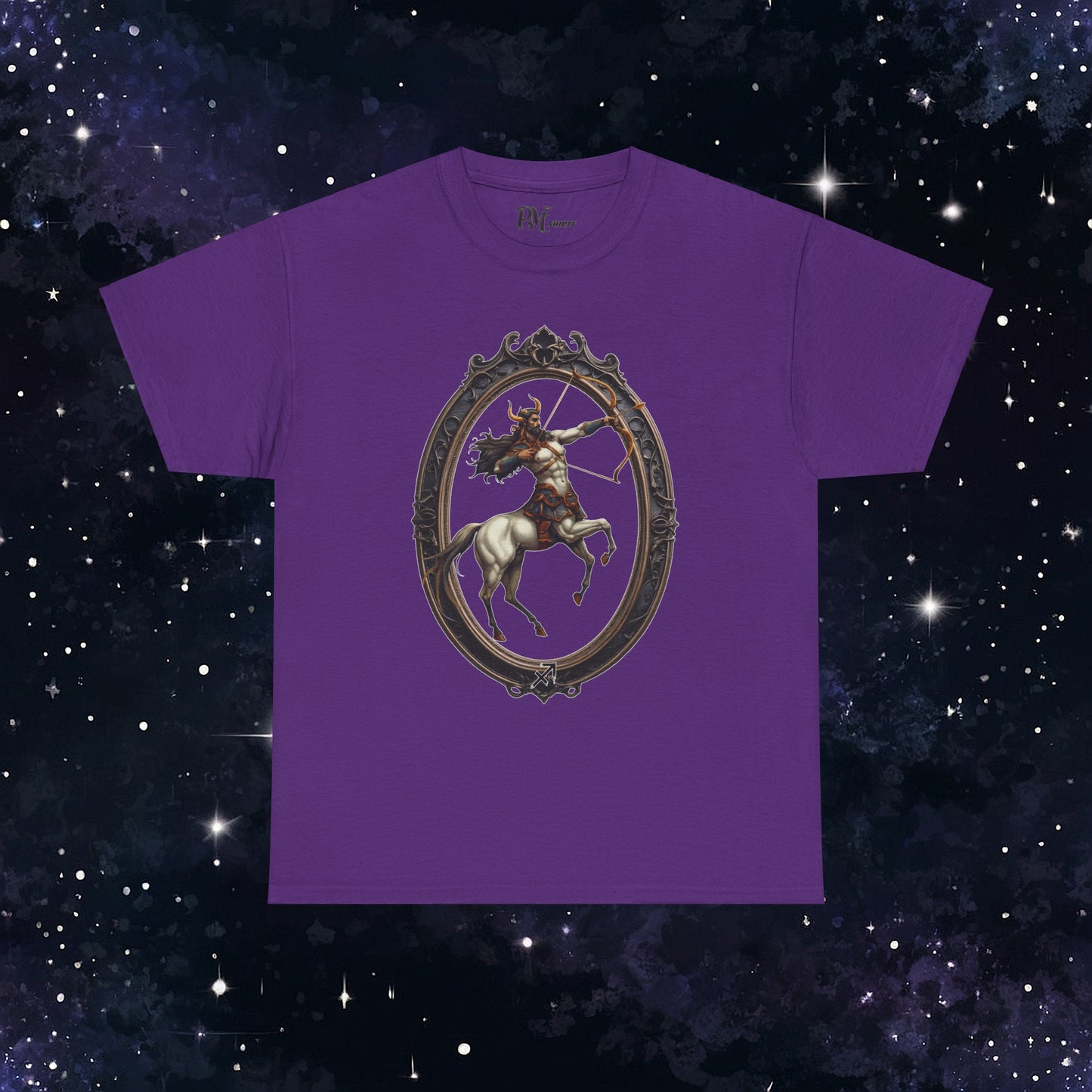 Gothic Sagittarius Zodiac T-Shirt: Dark Style Graphic Tee